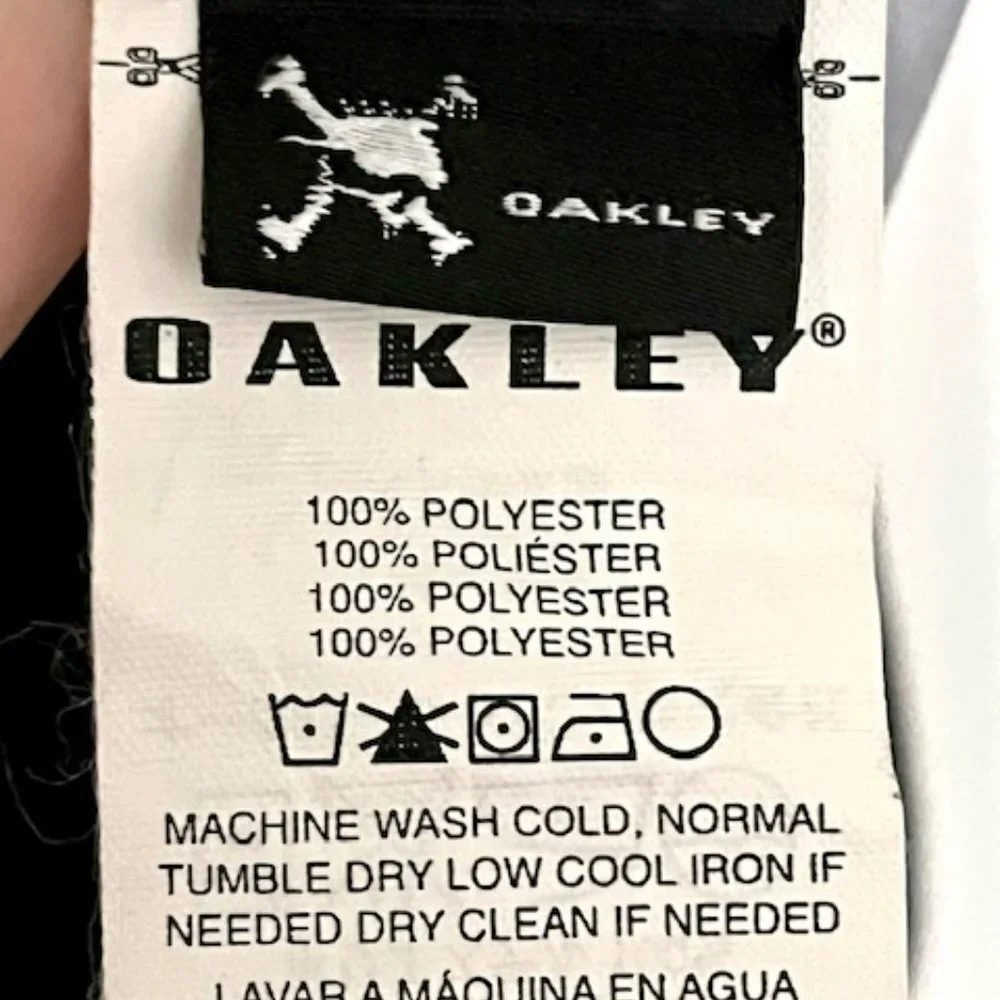 Oakley Hydrofree Tech Wind/Rain Camo Print Jacket - Navy Blue - S - Picture 7 of 9